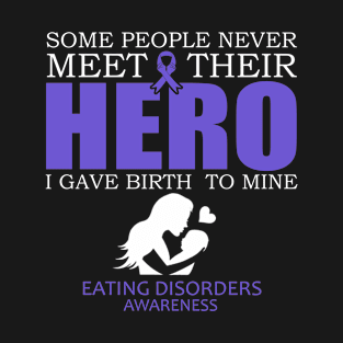 Eating Disorders Awareness Happy Mothers Day - In This Family We Fight Together T-Shirt