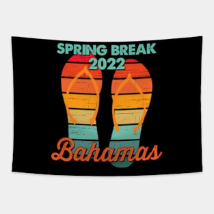 Spring Break Bahamas Beach 2022 Flip Flops Tapestry