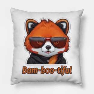 Bam-boo-tiful - Red Panda Pillow