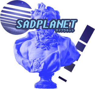 SadPlanetサドプラネット(Neptune's海王星の月Moon) Magnet