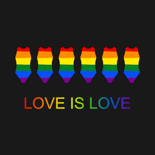 Love is Love - Pride Rainbow Swimming T-Shirt