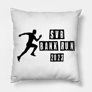 SVB Bank Run 2023 Pillow