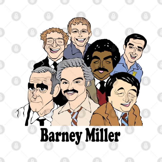 BARNEY MILLER SITCOM FAN ART by cartoonistguy