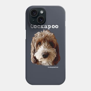 Red and White Cockapoo / Spoodle and Doodle Dog Phone Case