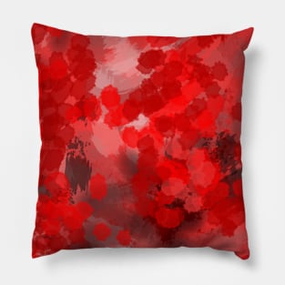 Abstract Redz Pillow