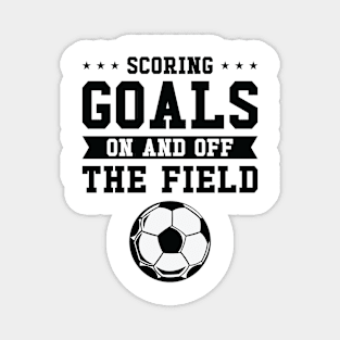 International Women's Day Soccer Woman Power Goal Magnet