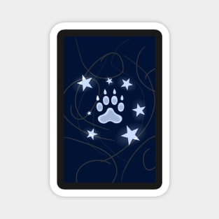 Pawprint in the Stars Magnet