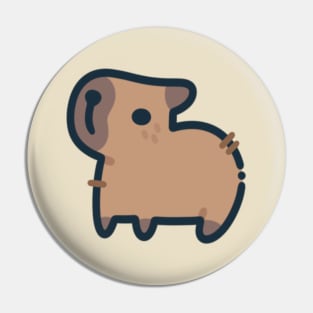 Capybara Pin