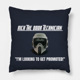 Trooper Rick The Door Technician Pillow