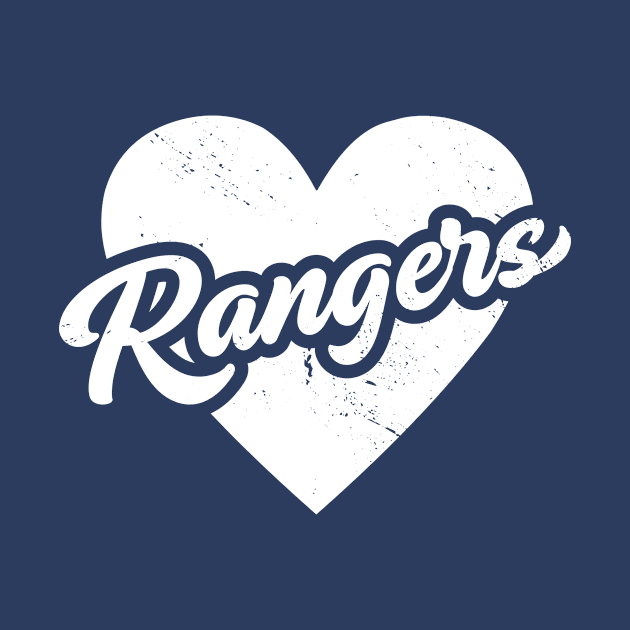 Vintage Rangers School Spirit // High School Football Mascot // Go Rangers by SLAG_Creative