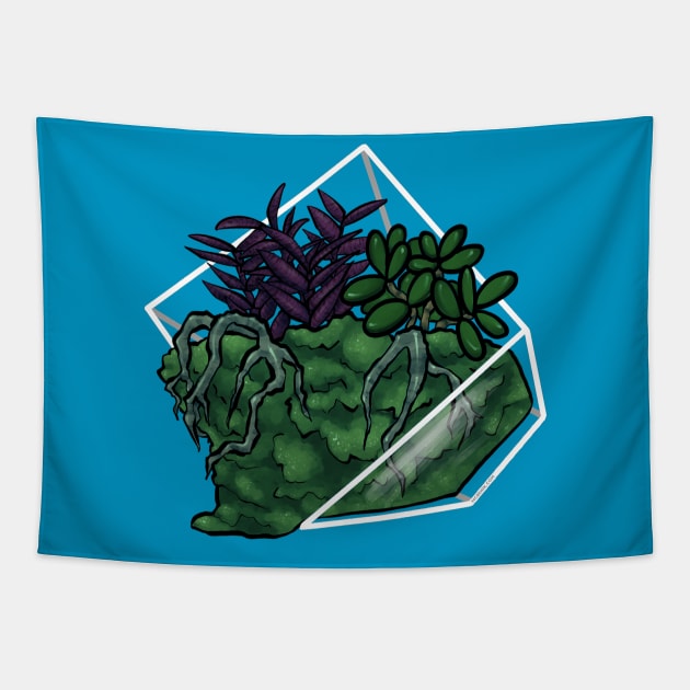 Moss Terrarium Tapestry by mcbenik