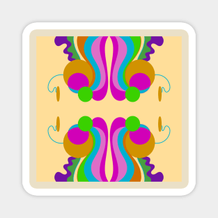 Abstract shapes Magnet