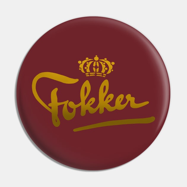 Fokker Aircraft Pin by Midcenturydave