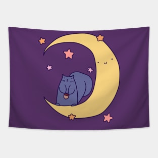 Moon Squirrel Tapestry