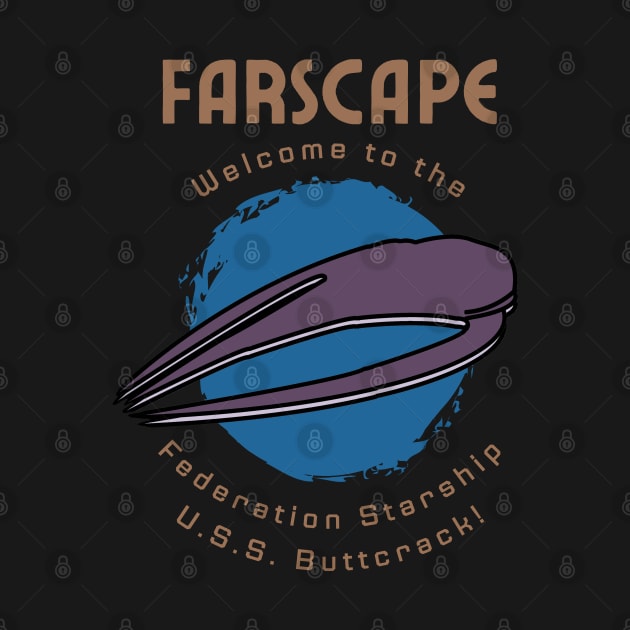 Farscape Design | Moya, U.S.S. Buttcrack by pawsitronic
