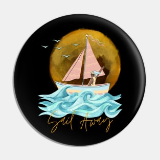 Sail Away Pin