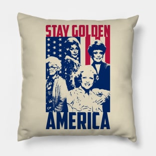 Stay Golden, America Pillow