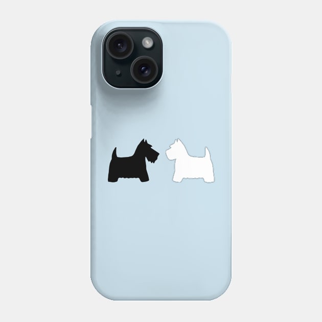 Scotties & Westies Phone Case by MichellePhong