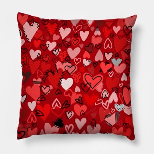 RED HEARTS Pillow