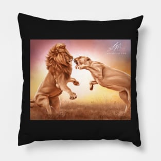 Digital Lion Talk Pillow