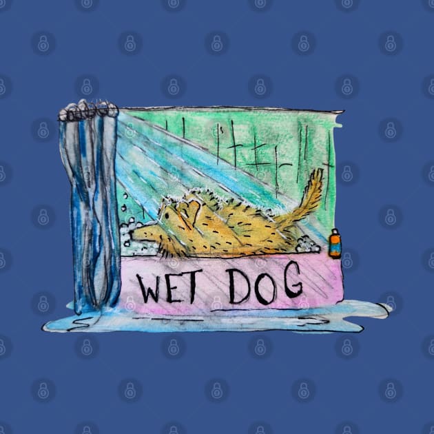 Wet Dog by Animal Surrealism