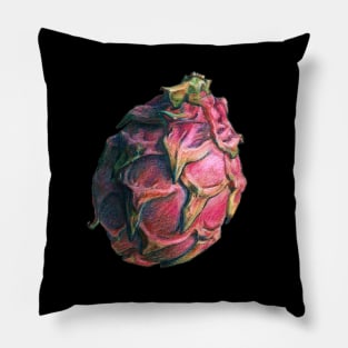 Pitaya the Dragon fruit - hand drawn Pillow