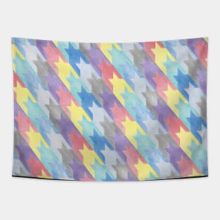 Multicoloured Houndstooth - Scottish Highlands Tapestry