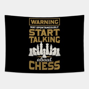 Funny Chess Game Player Gift Tapestry