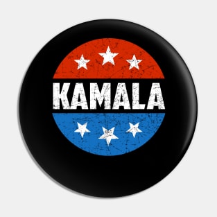 KAMALA HARRIS 2020 Red White And Blue Vintage Button Pin