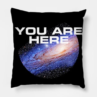 You are here: Milky Way galaxy Pillow