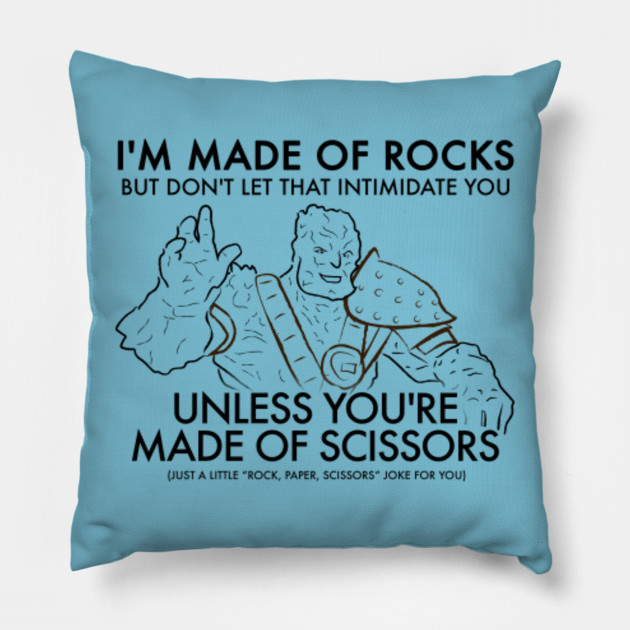 Korg Is Made Of Rocks Thor Ragnarok Marvel Pillow Teepublic