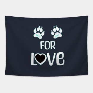 Paws For Love Tapestry