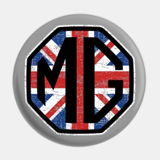 The MG logo with Union Jack background. Cool! Pin