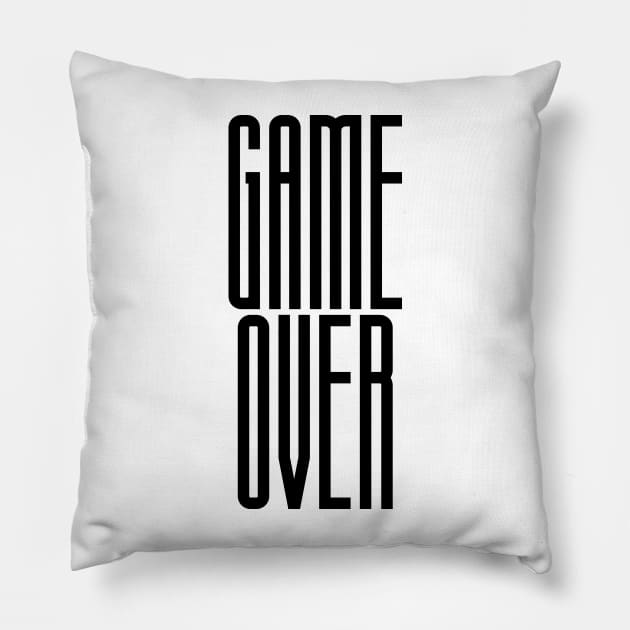 Game Over Pillow by TotaSaid