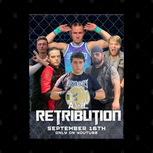 Retribution 2023 poster by Alliance Wrestling League 