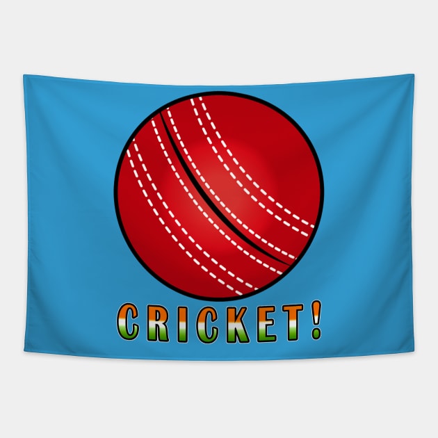 Sports Fan: Indian Cricket! Tapestry by PenguinCornerStore