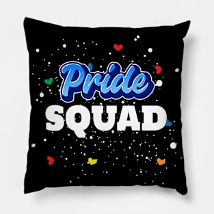 LGBT Pride Squad Month Rainbow Gay Wedding Bride Groom Pillow