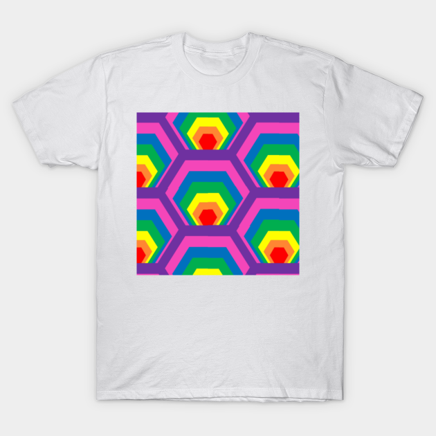 rainbow pattern - Designstudio - T-Shirt | TeePublic UK