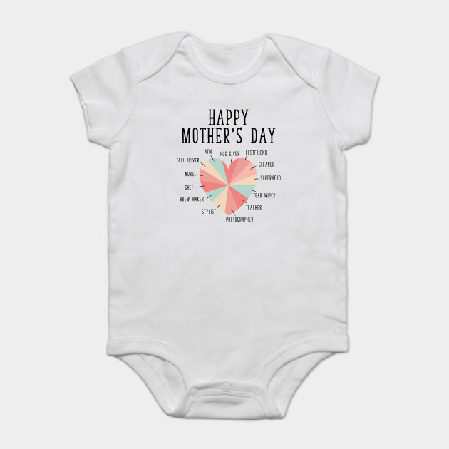 happy 1st mothers day onesie