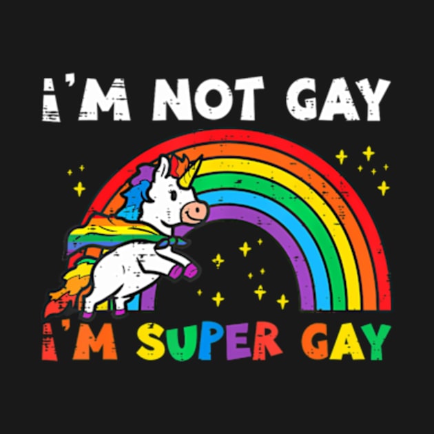 Gay Unicorn Pride Flag Lgbt Women Men Girls by smoothsharkz