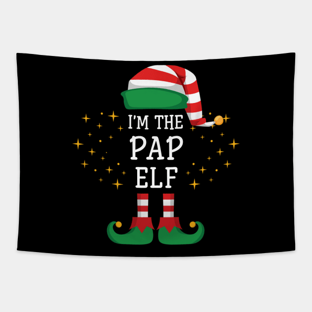 I'm The Pap Elf Matching Family Christmas Pajama Tapestry by Damsin