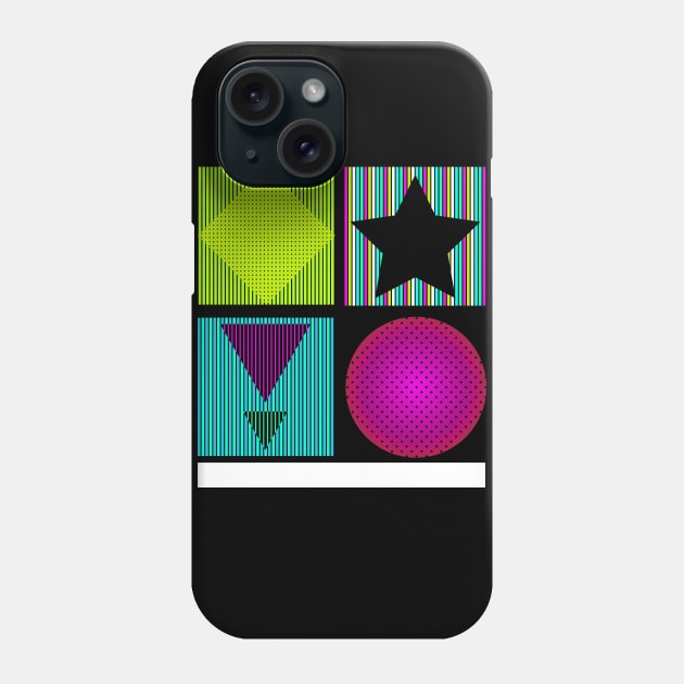 Striped Square Quartet Phone Case by machmigo