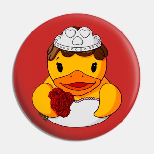 Bride Rubber Duck Pin