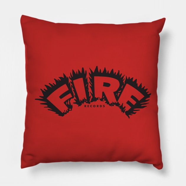 Fire Records Pillow by MindsparkCreative