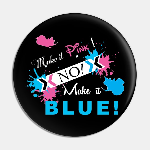 Make it pink No! Blue Pin by DisneyLife