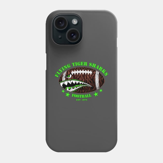 Flying Tiger Sharks Phone Case by Sean Damien