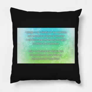 Mindfulness Pledge Pillow