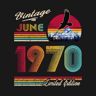 June 1970 Birthday T-Shirt