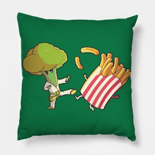 Every Broccoli Was Kung Fu Fighting Pillow