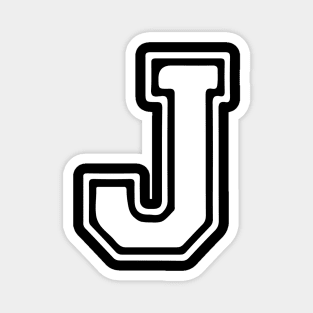 Letter J Magnet